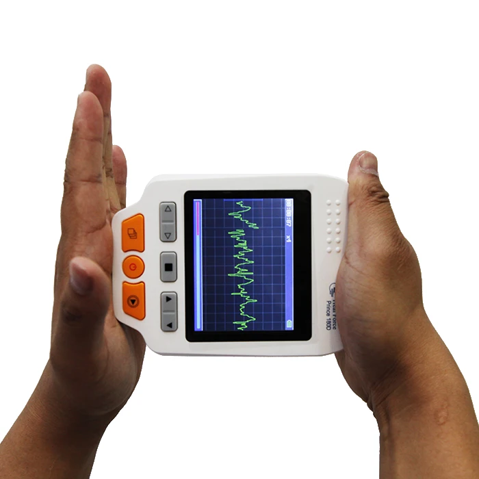 2016 Health Care Monitor Portable Easy ECG EKG Handheld Heart Rate Monitor Color LCD display Sensor PRINCE 180D Heart Monitor
2016 Health Care Monitor Portable Easy ECG EKG Handheld Heart Rate Monitor Color LCD display Sensor PRINCE 180D Heart Monitor