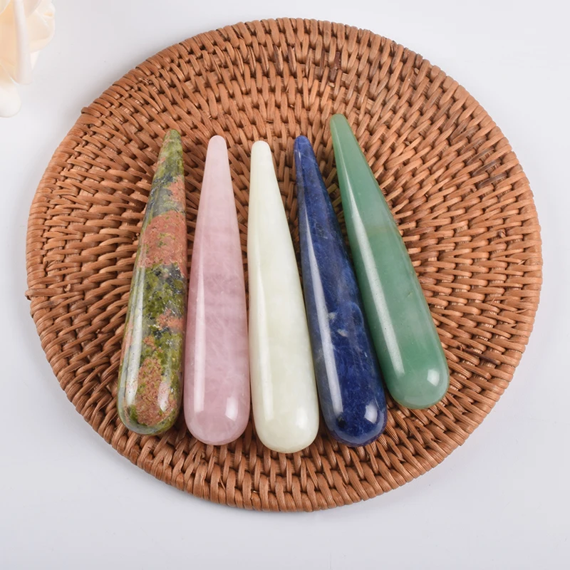 Acupoint Pen Massage Wand Natural Stone Rose Quartz Crystal Mineral Gua Sha Tool Yoni Wand Eye Face Care Beauty Pointed Stick
Acupoint Pen Massage Wand Natural Stone Rose Quartz Crystal Mineral Gua Sha Tool Yoni Wand Eye Face Care Beauty Pointed Stick