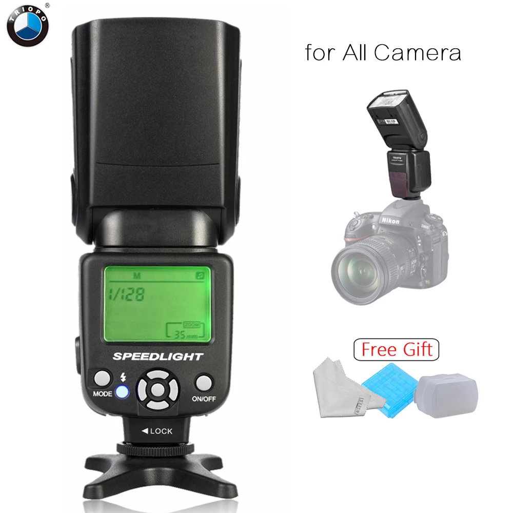 Triopo TR-950 Flash Light Speedlite Universal For Fujifilm Olympus Nikon D3400 for Canon 650D 550D 450D 1100D 60D 7D 6D Cameras
Triopo TR-950 Flash Light Speedlite Universal For Fujifilm Olympus Nikon D3400 for Canon 650D 550D 450D 1100D 60D 7D 6D Cameras