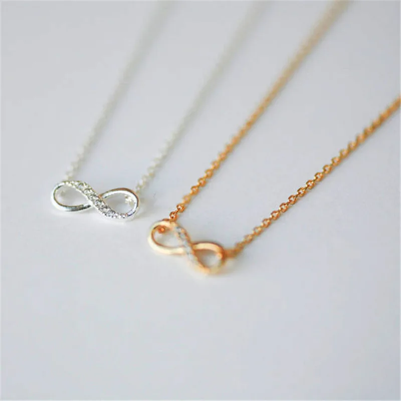 Ahmed New Tiny Infinity Crystal Pendant Necklaces for Women Choker Lucky Number Eight Geometric Gold Silver Long Chain Necklace
Ahmed New Tiny Infinity Crystal Pendant Necklaces for Women Choker Lucky Number Eight Geometric Gold Silver Long Chain Necklace