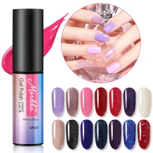 5 ml unha polonês gel semi permanant led uv gel embeber fora verniz prego longa duração pigmento manicure francês verniz 60 cor(China)