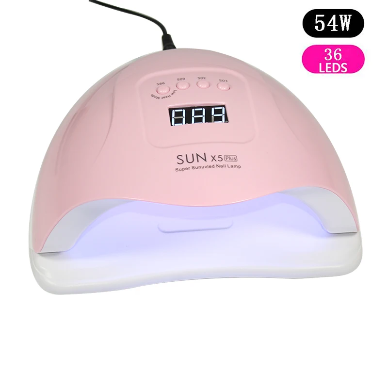 SUNX5PLUS Nail Dryer For Nail LED UV Lamp 54W For Manicure LCD Display Drying All Gels Nail Polish Nail Art Tools
SUNX5PLUS Nail Dryer For Nail LED UV Lamp 54W For Manicure LCD Display Drying All Gels Nail Polish Nail Art Tools