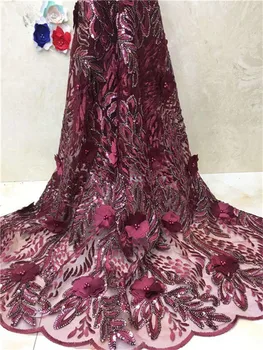 sequins High Quality brown French Mesh Lace beads African 3D Lace Fabric Sewing Accessories Nigerian Lace For Dedding Dress
sequins High Quality brown French Mesh Lace beads African 3D Lace Fabric Sewing Accessories Nigerian Lace For Dedding Dress