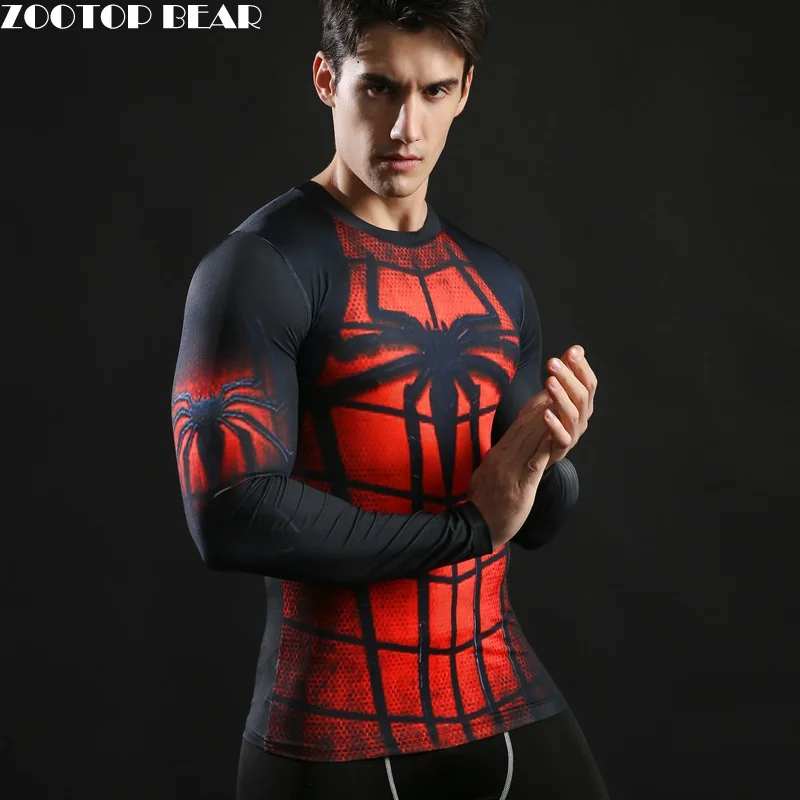 Spiderman Tops Printed 3D Tee Men Compression Fitness T shirt 2017 Novelty Casual Male Round Neck Long Sleeve Tshirt ZOOTOP BEAR
Spiderman Tops Printed 3D Tee Men Compression Fitness T shirt 2017 Novelty Casual Male Round Neck Long Sleeve Tshirt ZOOTOP BEAR