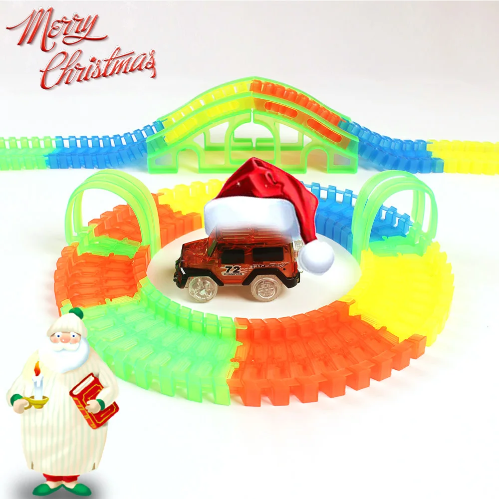 DIY Track Assembly Glowing Racing Car LED Glowing DIY Slot Led Battery Electri Race Track Set Flicker in the Dark Assembly Toy
DIY Track Assembly Glowing Racing Car LED Glowing DIY Slot Led Battery Electri Race Track Set Flicker in the Dark Assembly Toy