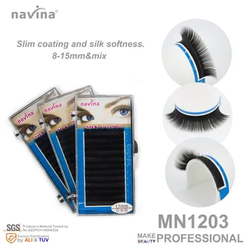 navina slim coating silk false eyelashes of makeup, classical,Curl CD Thickness 0.10mm Length 8mm-15mm mix
navina slim coating silk false eyelashes of makeup, classical,Curl CD Thickness 0.10mm Length 8mm-15mm mix