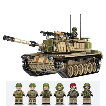 Israel MAGACH 60 Military Tank Bricks Building Blocks toys for Childrens chariot Car Model boy gift 1753Pcs
Israel MAGACH 60 Military Tank Bricks Building Blocks toys for Childrens chariot Car Model boy gift 1753Pcs