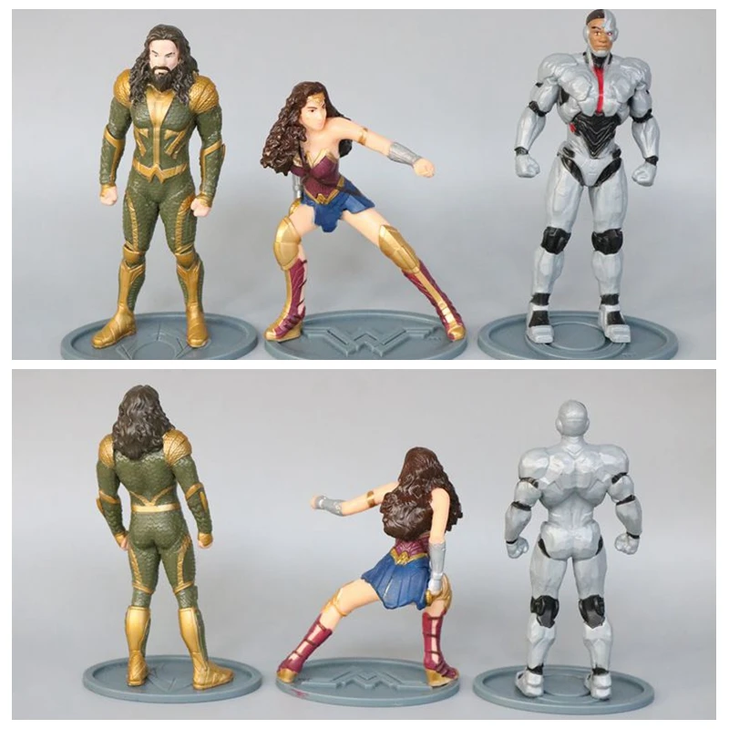 3pcs DC Justice League Wonder Woman Cyborg Aquaman Action Figure Toy Doll Garage Kit Collection Model Gift
3pcs DC Justice League Wonder Woman Cyborg Aquaman Action Figure Toy Doll Garage Kit Collection Model Gift