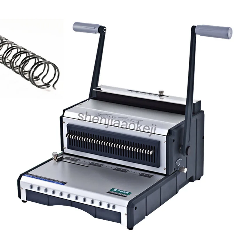Manual office binding machine wire binding machine double handle coil calendar punch machine bookbinding machine 1pc
Manual office binding machine wire binding machine double handle coil calendar punch machine bookbinding machine 1pc