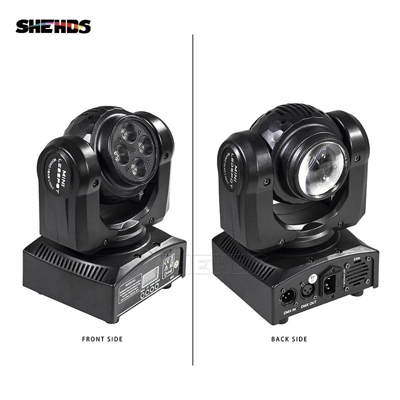 4PCS LED Beam Wash Double Sides 4x10W+1x10W RGBW DMX Infinite Rotating Moving Head Lighting For Home Disco Party And Nightclub | Лампы и