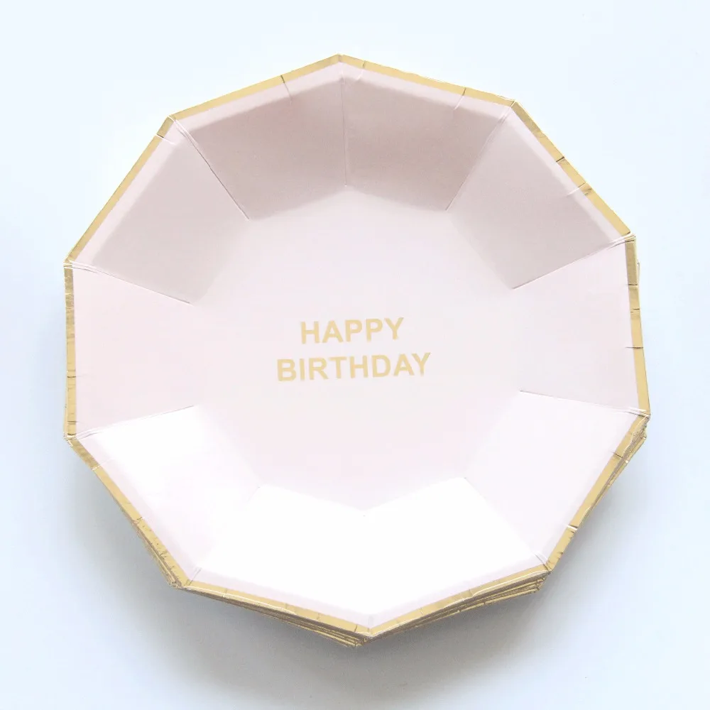 10 pcs/lot Gold Blocking Disposable Tableware Sweet Pink One-off Paper Plates Cup Birthday Party Carnival Tableware Supplies
10 pcs/lot Gold Blocking Disposable Tableware Sweet Pink One-off Paper Plates Cup Birthday Party Carnival Tableware Supplies