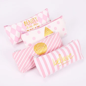 1PCS Small Fresh New Fresh Pink Stripe Case Cute Canvas Pencil Bag School Supplies Stationery Material Pencil Case
1PCS Small Fresh New Fresh Pink Stripe Case Cute Canvas Pencil Bag School Supplies Stationery Material Pencil Case