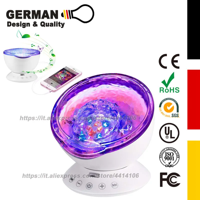 Remote Control Ocean Wave Projector 12 LED &7 Colors Night Light with Built-in Mini Music Player for Living Room and Bedroom
Remote Control Ocean Wave Projector 12 LED &7 Colors Night Light with Built-in Mini Music Player for Living Room and Bedroom