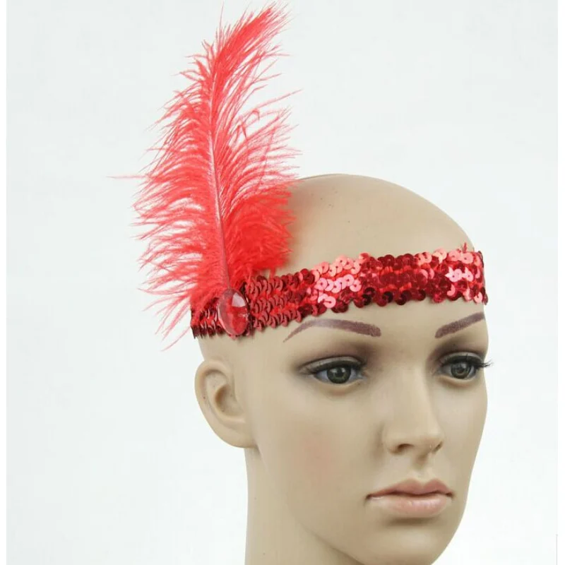 Hot 2019 Fancy Dress Sequin Head Band Feather Flapper Headdress 1920's Dance Party Headwear
Hot 2019 Fancy Dress Sequin Head Band Feather Flapper Headdress 1920's Dance Party Headwear
