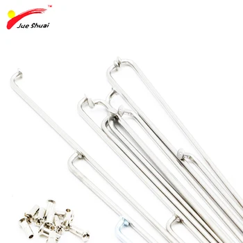 JS 36 pcs Spokes High Quality 13G/K Bicycles Spokes with Nipples "J" Bend Silver Steel Wheel spokes 110-300*2.2mm MTB Road Rims
JS 36 pcs Spokes High Quality 13G/K Bicycles Spokes with Nipples "J" Bend Silver Steel Wheel spokes 110-300*2.2mm MTB Road Rims