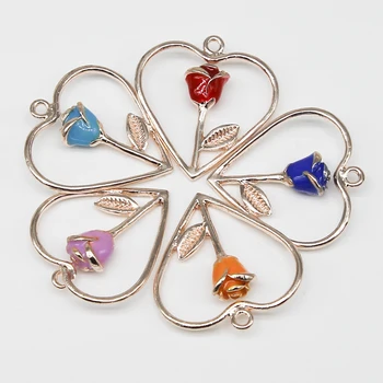 6pcs exquisite three-dimensional red rose colored pendant necklace Valentine's Day gift accessories Qixi Festival new accessorie
6pcs exquisite three-dimensional red rose colored pendant necklace Valentine's Day gift accessories Qixi Festival new accessorie