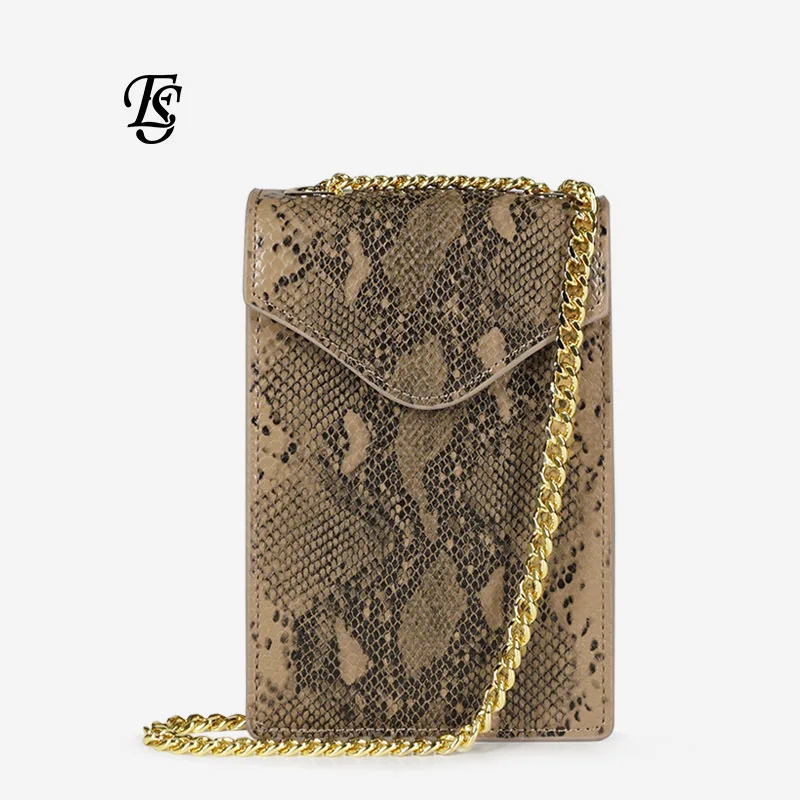 E.SHUNFA Serpentine Women Phnoe Bag New PU Leather Golden Chain Designer Crossbody Shoulder Bag for Party Mini Black Purses
E.SHUNFA Serpentine Women Phnoe Bag New PU Leather Golden Chain Designer Crossbody Shoulder Bag for Party Mini Black Purses