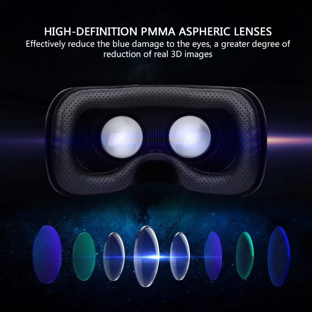 Shinecon mis à niveau Z4 VR grande expérience de visualisation Immersive Vr box 3D lunettes de réalité virtuelle avec casque stéréo avec gampad Shinecon mis à niveau Z4 VR grande expérience de visualisation Immersive Vr box 3D lunettes de réalité virtuelle avec casque stéréo avec gampad