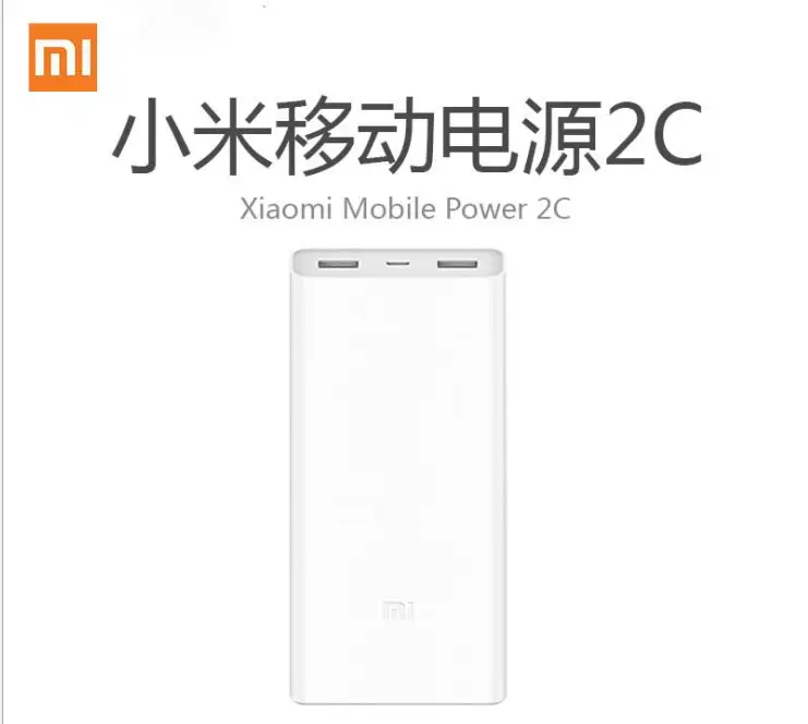 Original Xiaomi Power Bank 20000mAh 2C Portable Charger Support QC3.0 Dual USB Mi External Battery Bank 20000 for Mobile Phones
Original Xiaomi Power Bank 20000mAh 2C Portable Charger Support QC3.0 Dual USB Mi External Battery Bank 20000 for Mobile Phones