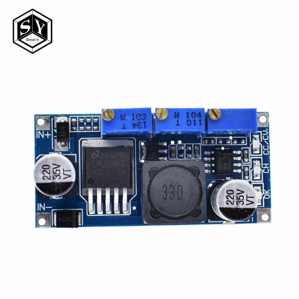 1PCS Great IT LM2596 LED Driver DC-DC Step-down Adjustable CC/CV Power Supply cc cv
1PCS Great IT LM2596 LED Driver DC-DC Step-down Adjustable CC/CV Power Supply cc cv