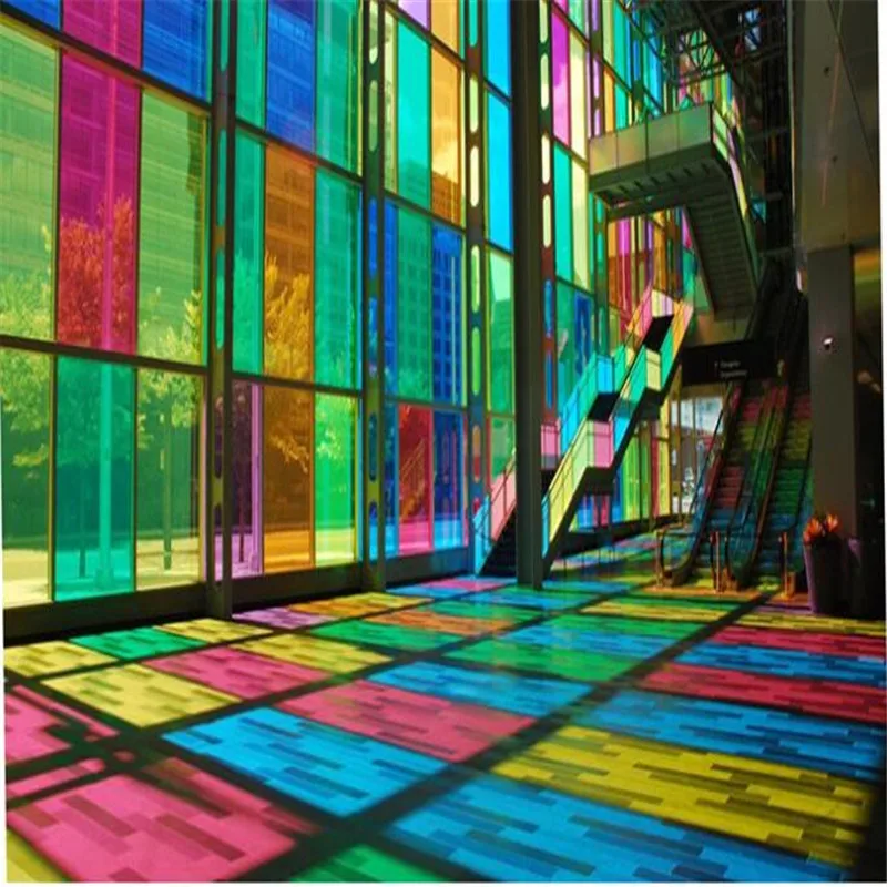 Colored decorative glass PET film insulation film sunscreen proof membrane red bi-color transparent window stickers Specials
Colored decorative glass PET film insulation film sunscreen proof membrane red bi-color transparent window stickers Specials