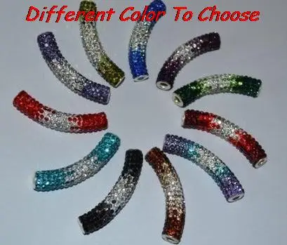 10 pcs/lot 45cm hotsale can choose color bracelet necklace gradient tube beads long bending Bead making diy crystal
10 pcs/lot 45cm hotsale can choose color bracelet necklace gradient tube beads long bending Bead making diy crystal