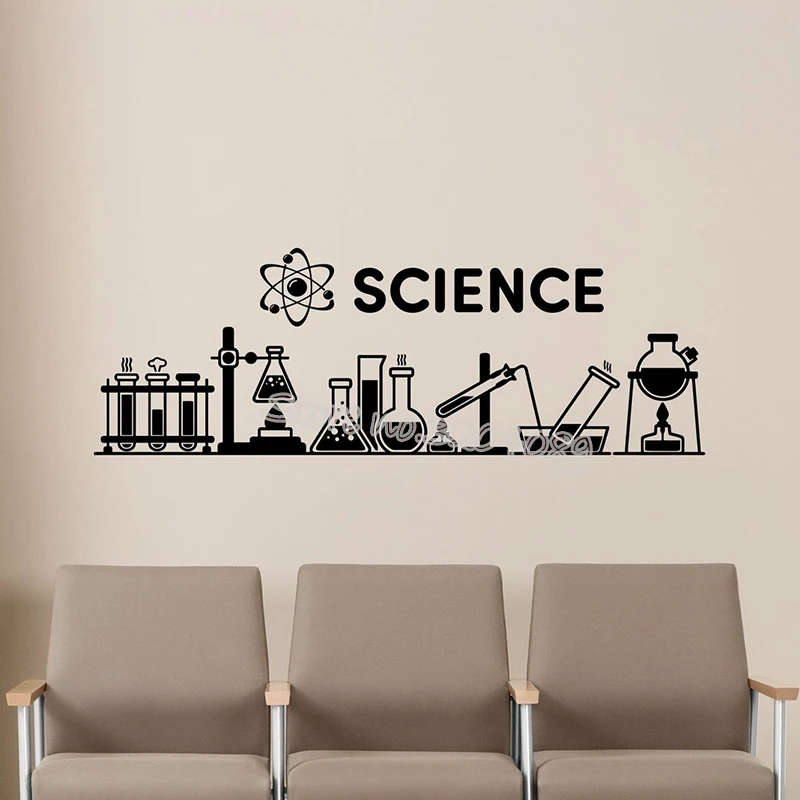 Science Quote Wall Decal Chemical Scientist Equipment Lab Wall Sticker Education Classroom Study School Decor Poster Mural EB446
Science Quote Wall Decal Chemical Scientist Equipment Lab Wall Sticker Education Classroom Study School Decor Poster Mural EB446