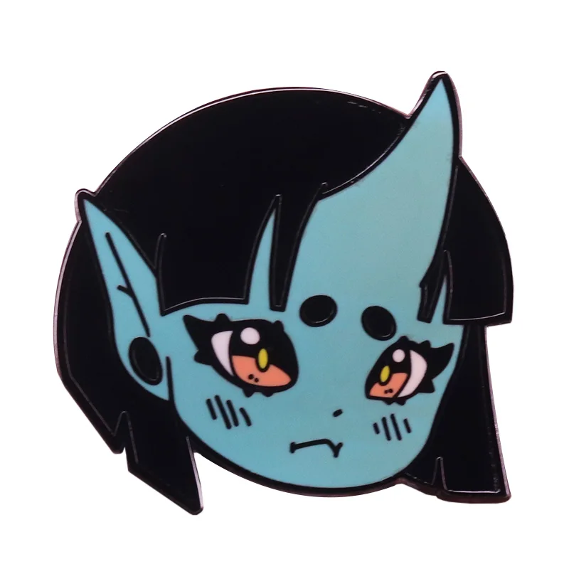 Blue oni girl pin mugi yokai brooch cute cartoon badge Japanese Lore jewelry gift for her
Blue oni girl pin mugi yokai brooch cute cartoon badge Japanese Lore jewelry gift for her