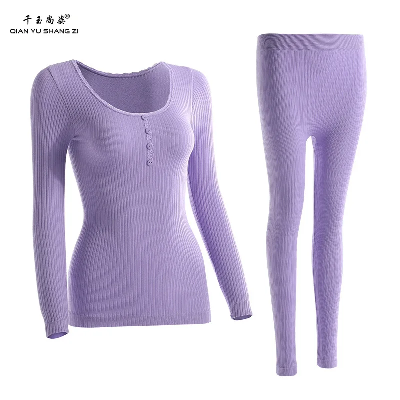 Thermal Underwear Women Four Grain of Buckle Wool Seamless Lace Sexy Winter Cultivate Morality Shaped Women Long Johns
Thermal Underwear Women Four Grain of Buckle Wool Seamless Lace Sexy Winter Cultivate Morality Shaped Women Long Johns