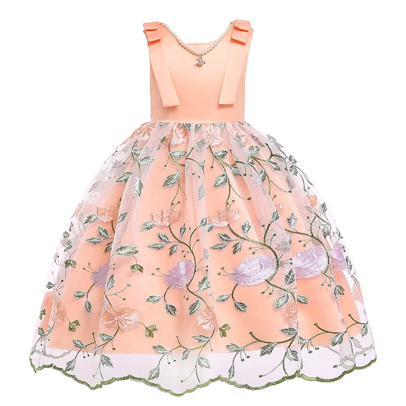 Lace Embroidered Girls Dress Flower Necklace Christmas Performance Costume Casual Summer Princess Dress Toddler Girl Dresses
Lace Embroidered Girls Dress Flower Necklace Christmas Performance Costume Casual Summer Princess Dress Toddler Girl Dresses