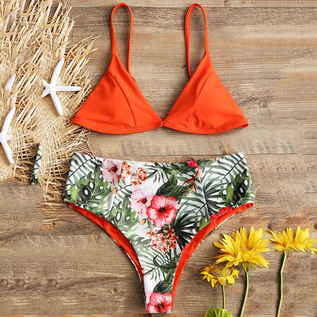 KLV sexy halter bikini set women 2019 Women Print Push-Up Padded Bra Beach Bikini Set Swimsuit Beachwear Swimwear #C
KLV sexy halter bikini set women 2019 Women Print Push-Up Padded Bra Beach Bikini Set Swimsuit Beachwear Swimwear #C