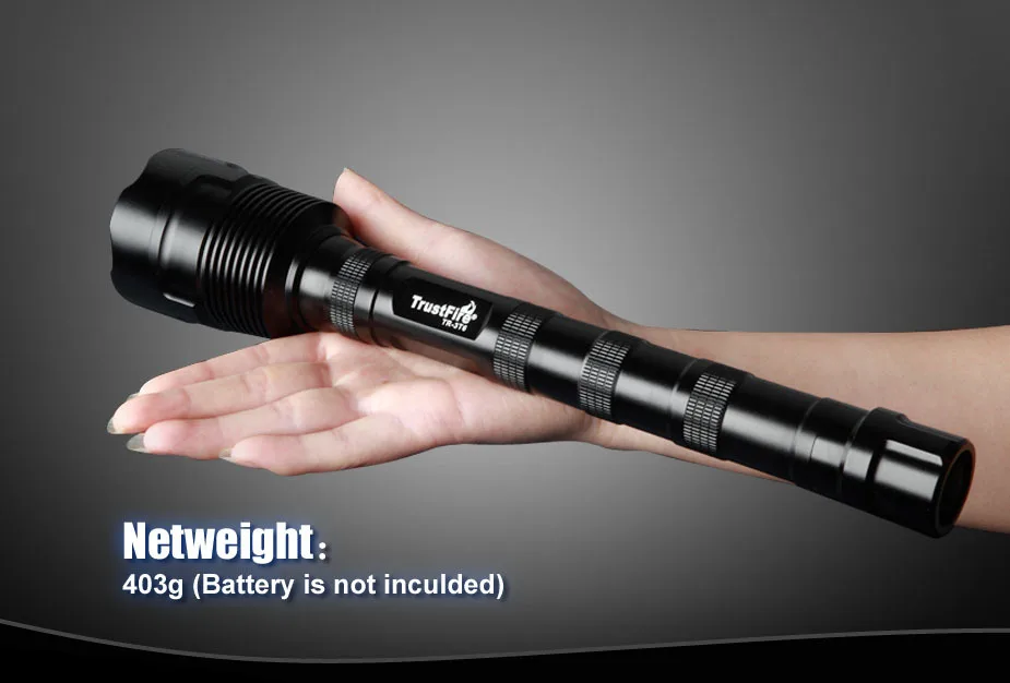 Free Shipping TrustFire TR-3T6 XM-L T6 5-Mode 3800 Lumen 3xLED High Brightness Flashlight Torch Lamp
Free Shipping TrustFire TR-3T6 XM-L T6 5-Mode 3800 Lumen 3xLED High Brightness Flashlight Torch Lamp