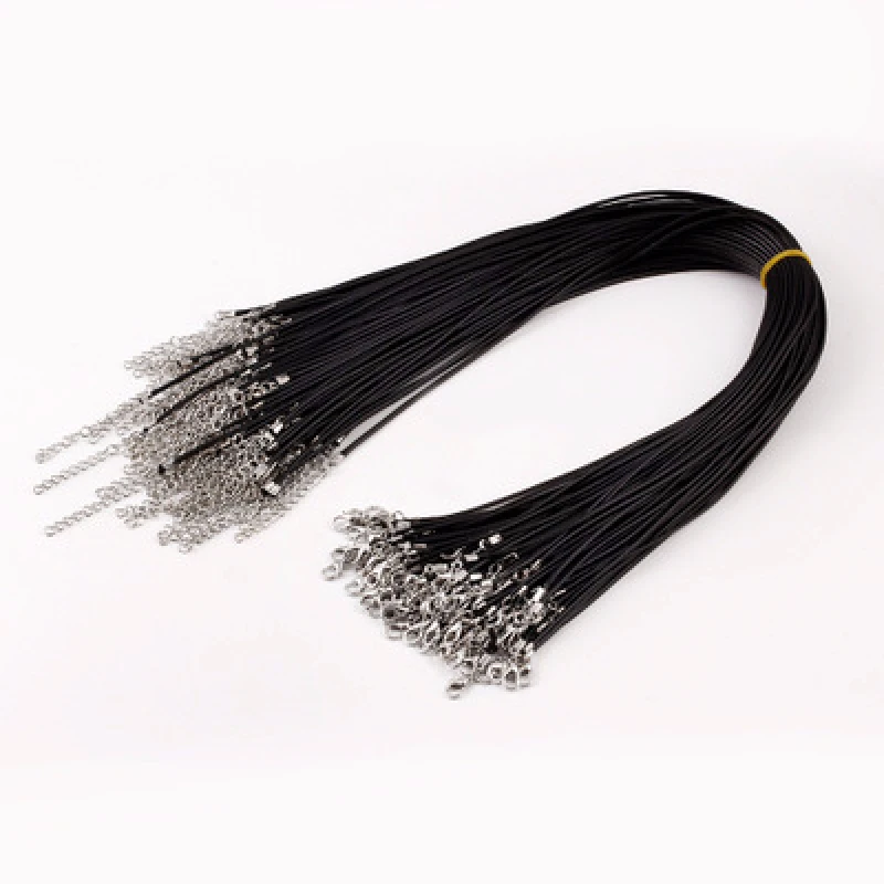 QianBei Sample Black Waxed Cord Thread Necklaces Lobster Clasps Leather Rope Necklace Fashion Jewelry Women Men
QianBei Sample Black Waxed Cord Thread Necklaces Lobster Clasps Leather Rope Necklace Fashion Jewelry Women Men