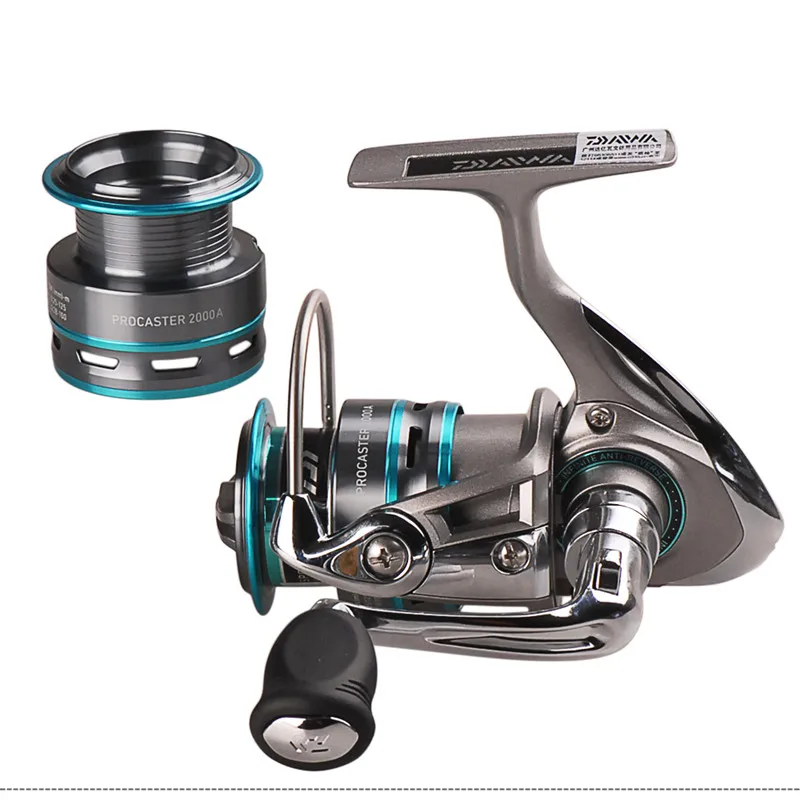 DAIWA PROCASTER Spinning Fishing Reel +Spare Spool 2000A 2500A 3000A 3500A 4000A Carretilha De Pesca Saltwater Carp Fishing Reel 10