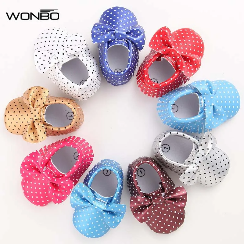 WONBO baby girl shoes Polka Dot Big Bow Newborn shoes First Walkers PU Leather Baby Moccasins Soft Moccs Shoes Footwear
WONBO baby girl shoes Polka Dot Big Bow Newborn shoes First Walkers PU Leather Baby Moccasins Soft Moccs Shoes Footwear