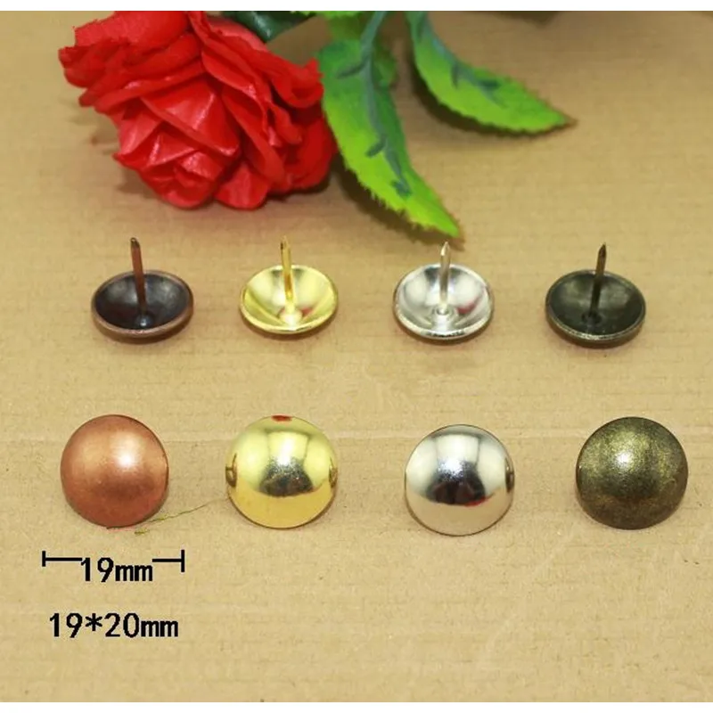 Iron Wooden Round Decorative Iron Nails Furniture Studs Sofa Chair Pins,Table Foot Glide Nail,Tack Nail,19*20mm,100Pcs
Iron Wooden Round Decorative Iron Nails Furniture Studs Sofa Chair Pins,Table Foot Glide Nail,Tack Nail,19*20mm,100Pcs