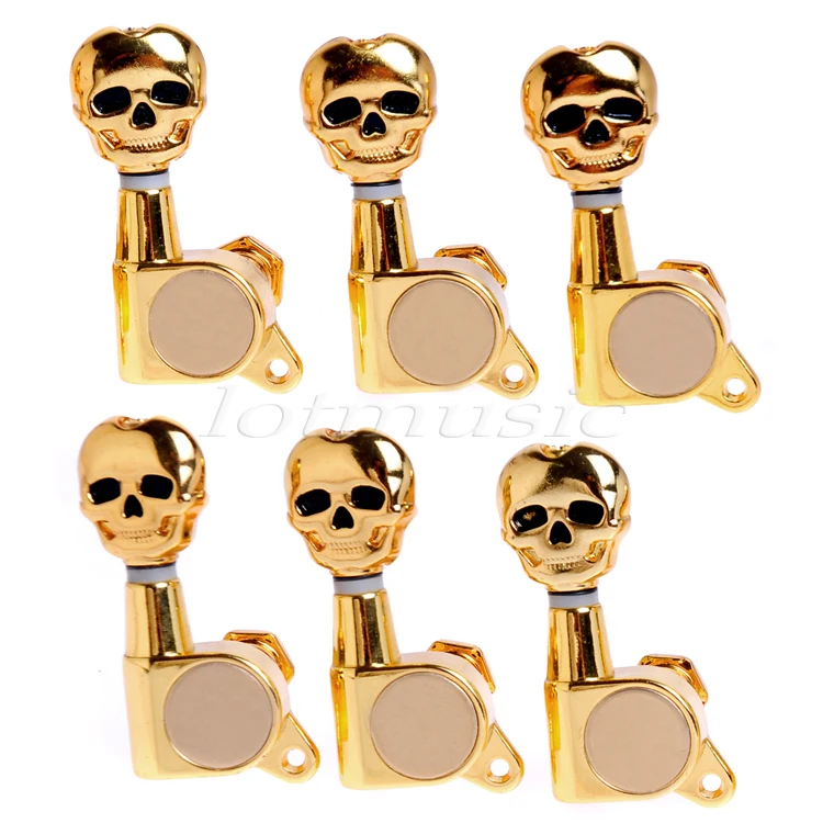 Guitar Tuning Pegs 6R Machine Heads for Electric Acoustic Guitar Parts Tuners Inline Silver Chrome Gold
Guitar Tuning Pegs 6R Machine Heads for Electric Acoustic Guitar Parts Tuners Inline Silver Chrome Gold