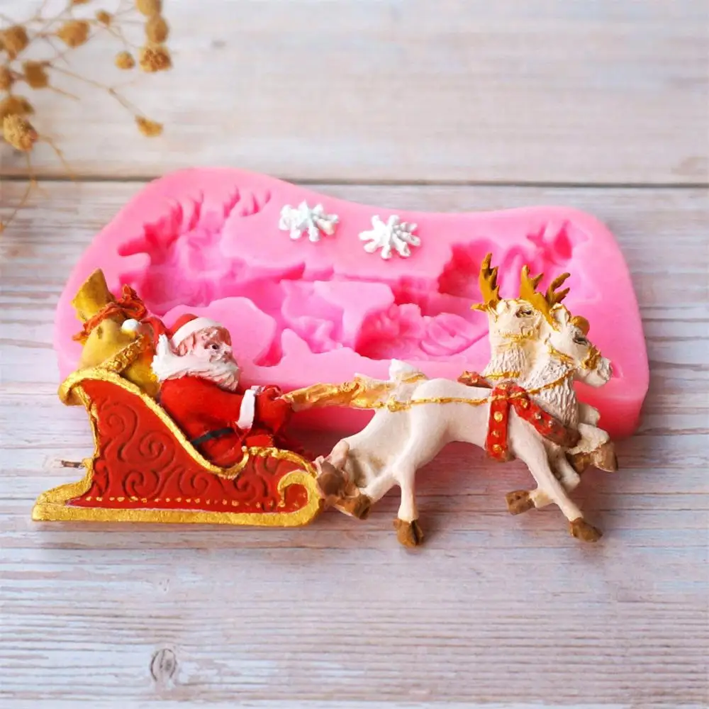 Силиконовая форма в виде рождественского оленя, Санта-Клауса, форма для помадки, инструменты для украшения тортов, фотография
Силиконовая форма в виде рождественского оленя, Санта-Клауса, форма для помадки, инструменты для украшения тортов, фотография