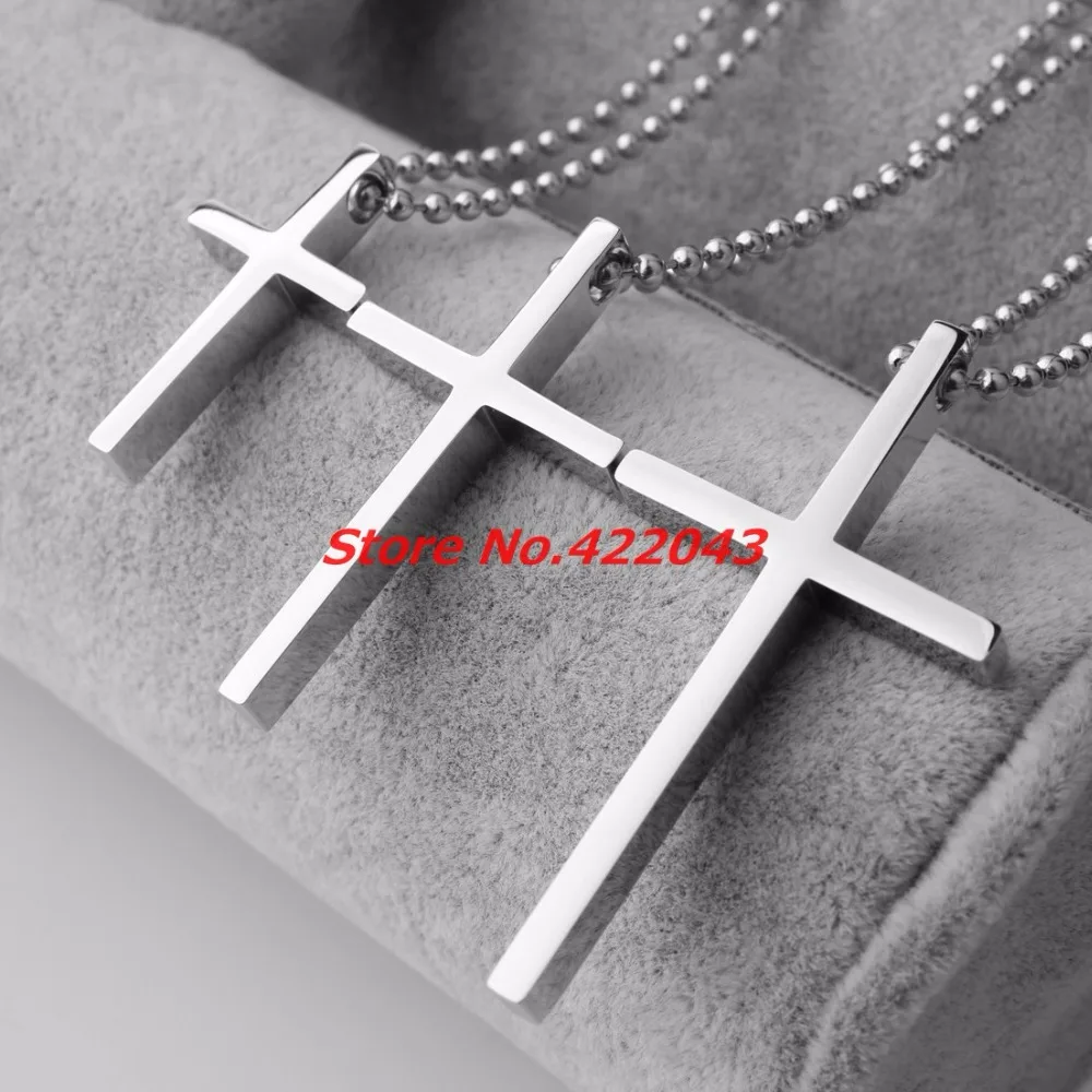Stainless Steel big/Small Cross Pendant & Necklace For Men/Women Silver Polished Chain Religious Christian Jewelry Best Gifts
Stainless Steel big/Small Cross Pendant & Necklace For Men/Women Silver Polished Chain Religious Christian Jewelry Best Gifts