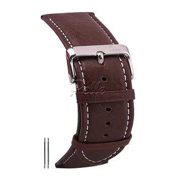 Pelle 20mm Vegetable Tanning Leather Watch Bands Straps Replacements Coffee With White Stitching Watchband
Pelle 20mm Vegetable Tanning Leather Watch Bands Straps Replacements Coffee With White Stitching Watchband