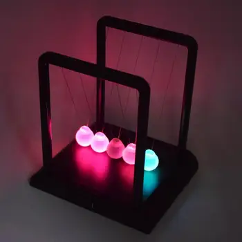LumiParty Luminous Newton LED Light Swing Balls Balance Pool Physical Energy Conservation Model Metal Craft Indoor Decor Gift
LumiParty Luminous Newton LED Light Swing Balls Balance Pool Physical Energy Conservation Model Metal Craft Indoor Decor Gift