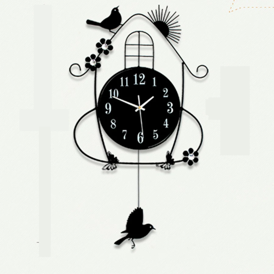 European Modern Fashion Clock Creative Simple Wall Watch Kitchen Decoration Mute Saat Home Decoration Accessories Clock B1071
European Modern Fashion Clock Creative Simple Wall Watch Kitchen Decoration Mute Saat Home Decoration Accessories Clock B1071