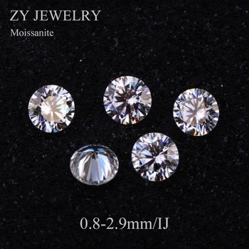 Hot Sale 1carat/pack 0.8-2.9mm Round Shape Cut Synthetic IJ Grade White Moissanites Carat per Gram
Hot Sale 1carat/pack 0.8-2.9mm Round Shape Cut Synthetic IJ Grade White Moissanites Carat per Gram