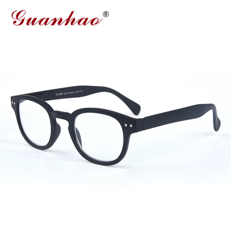 Guanhao Classic Black Frame Retro Style spring Reading Glasses Round Reading Glasse Man Women Unisex Diopter Presbyopia Glasses
Guanhao Classic Black Frame Retro Style spring Reading Glasses Round Reading Glasse Man Women Unisex Diopter Presbyopia Glasses
