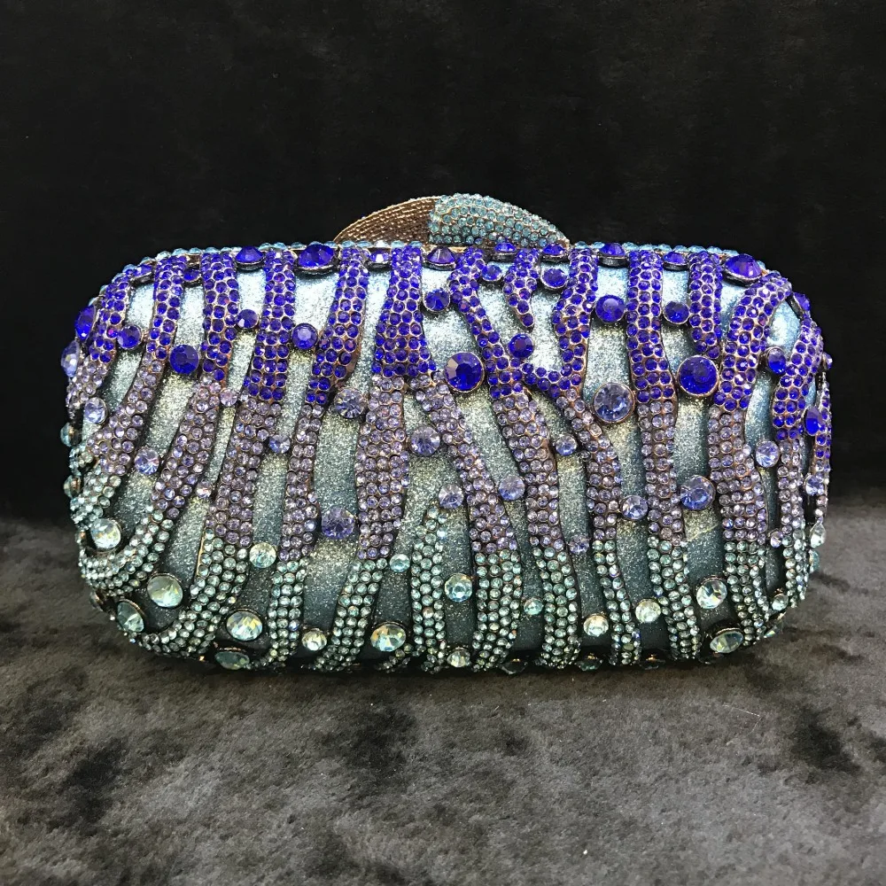 Mini Blue Clutch Crystal Women Party Handbags Light Purple Dinner Clutches Fashion Purse Evening Bags Clutches Women Chain Bag
Mini Blue Clutch Crystal Women Party Handbags Light Purple Dinner Clutches Fashion Purse Evening Bags Clutches Women Chain Bag