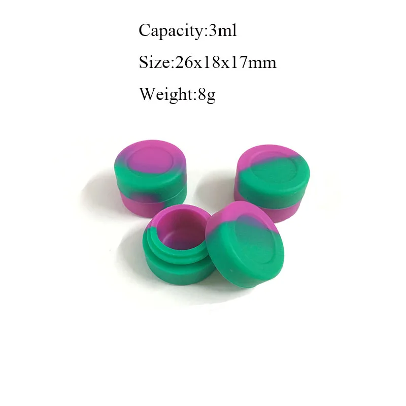 silicone jar dab container 32