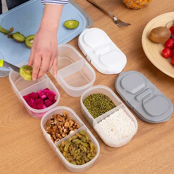 Plain Double-Box Buckle Sealed Tank Storage Tank Kitchen Refrigerator Storage Box Food Storage containers
Plain Double-Box Buckle Sealed Tank Storage Tank Kitchen Refrigerator Storage Box Food Storage containers