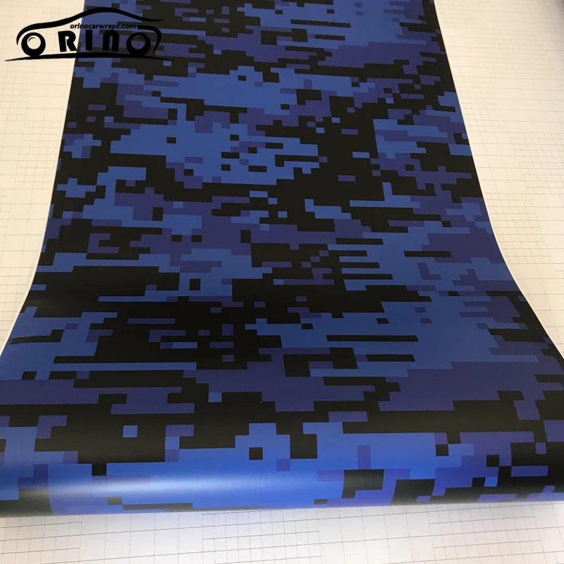 Blue Digital Vinyl Film Sticker-4