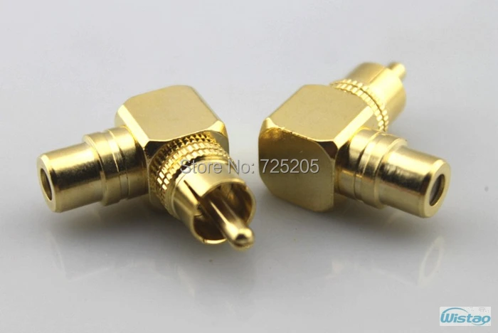 RCA Male to Female HIFI AV Amplifier Speakers RCA Subwoofer Right Angle Adapters 24K Gold-plated Pure Copper DIY Free Shipping
RCA Male to Female HIFI AV Amplifier Speakers RCA Subwoofer Right Angle Adapters 24K Gold-plated Pure Copper DIY Free Shipping