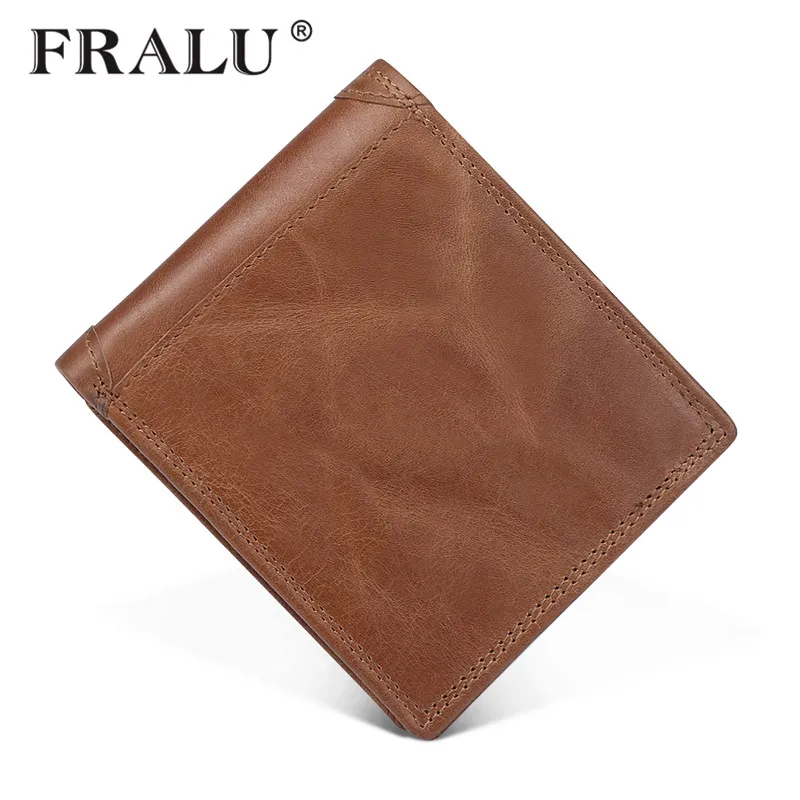 FRALU New brand high quality short men's wallet Genuine leather qualitty guarantee purse for male coin purse free shipping
FRALU New brand high quality short men's wallet Genuine leather qualitty guarantee purse for male coin purse free shipping